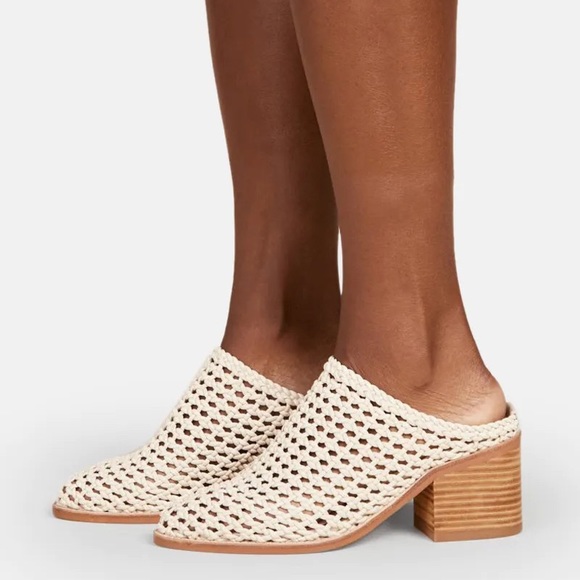 Intentionally Blank Cap Basket Mule in Bone (40 / US 10) - Picture 8 of 11